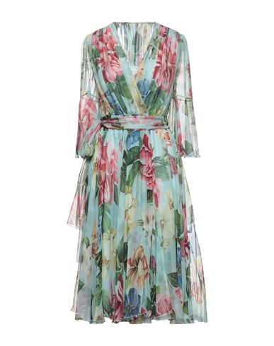 Dolce & gabbana Woman Midi dress Light green Size 0 Silk