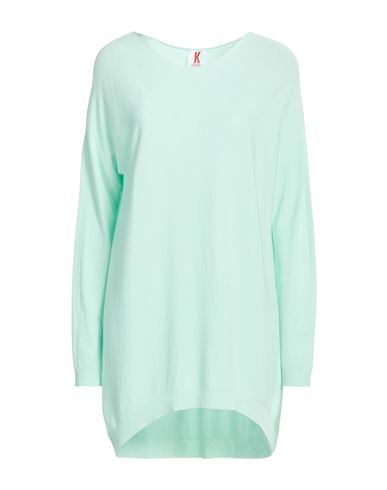 Woman Sweater Light green Size ONESIZE Viscose, Polyester