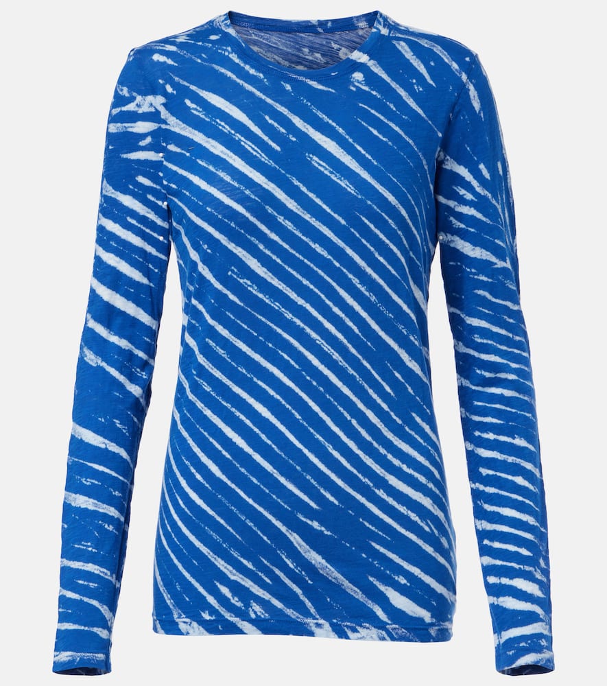 Mia tie-dye cotton jersey top