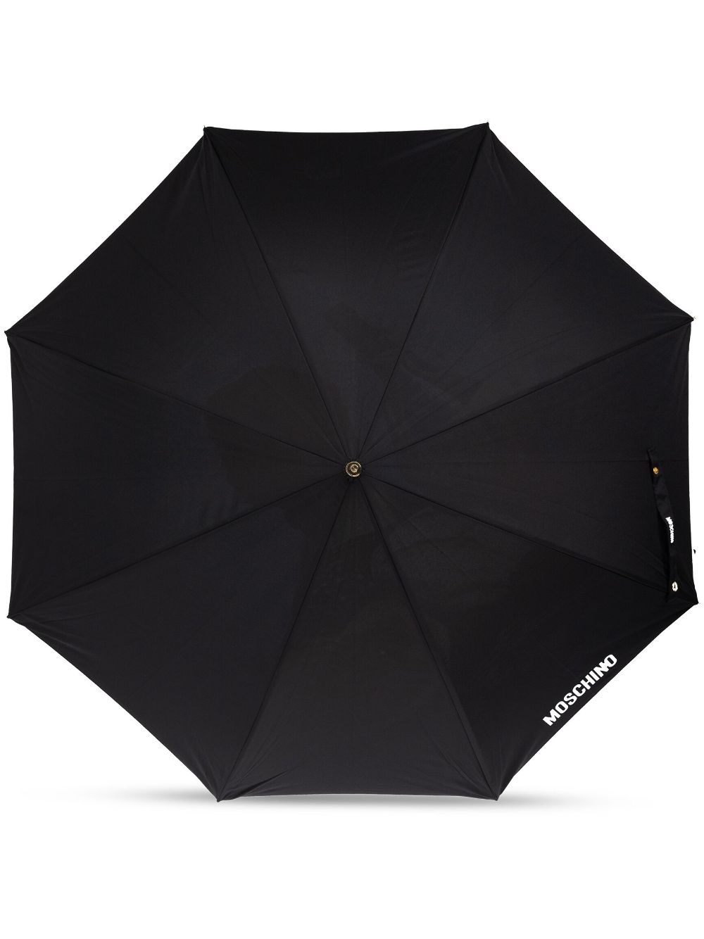 Logo-print umbrella - Black
