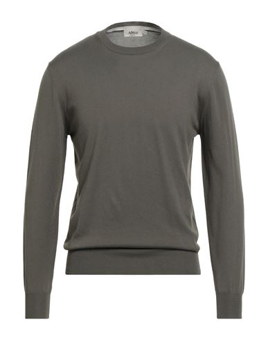 Man Sweater Military green Size XL Cotton