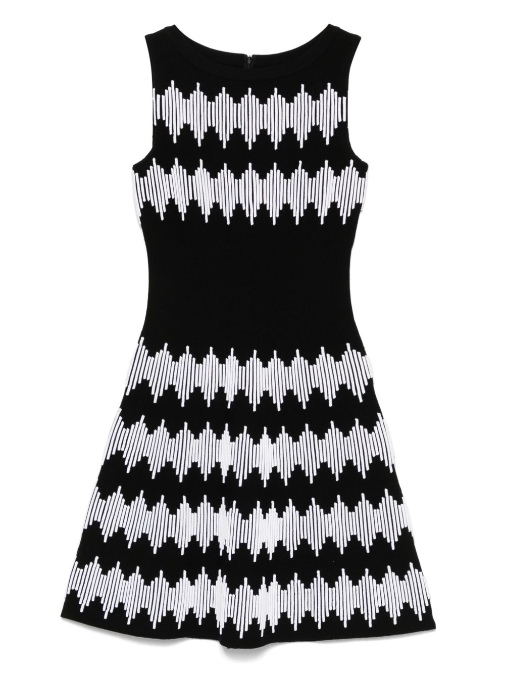 Alaïa Pre-Owned 2000s graphic-print mini dress - Black