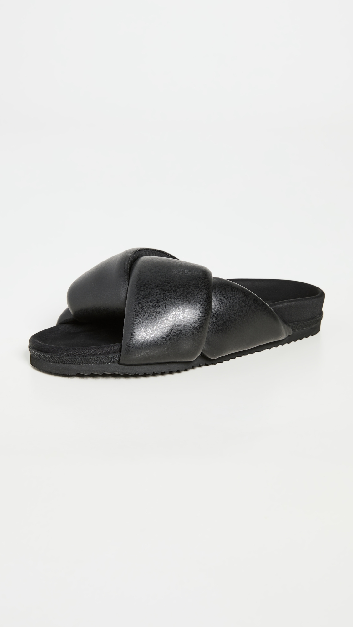 Foldy Puffy Slide Black