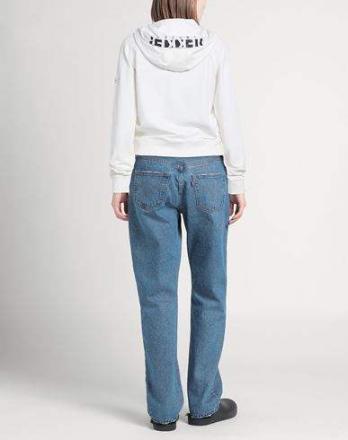 Woman Sweatshirt Off white Size 6 Cotton, Rubber