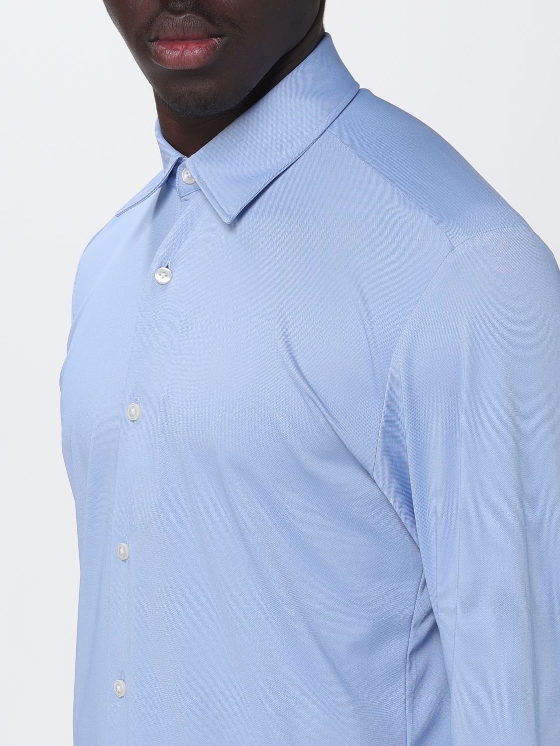 Shirt Men color Sky Blue
