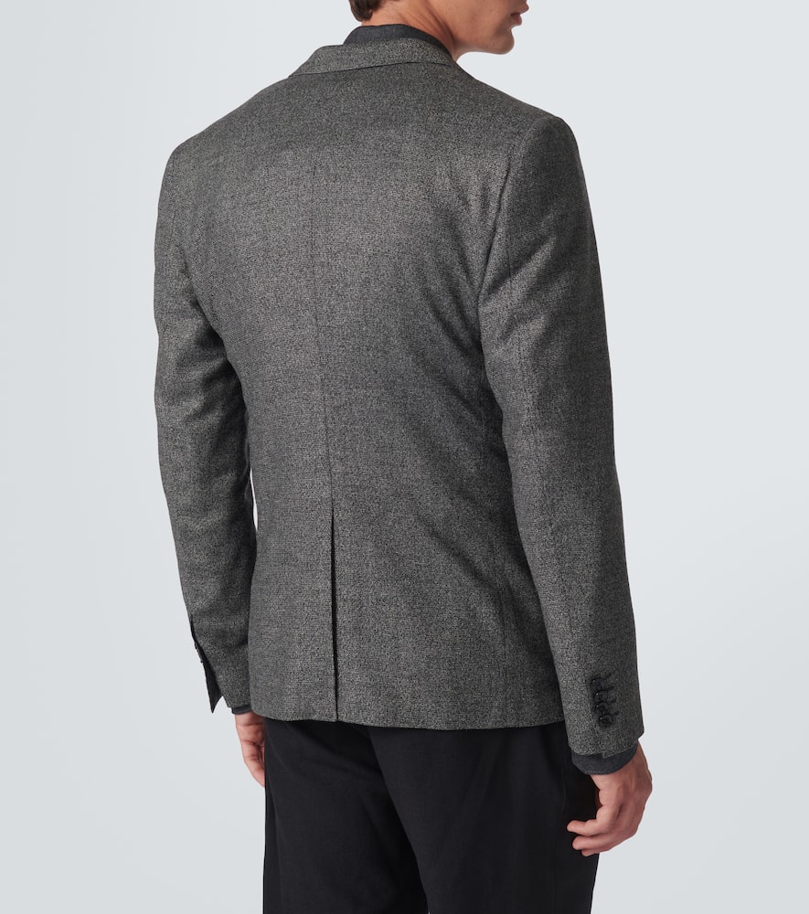 Wool-blend suit jacket