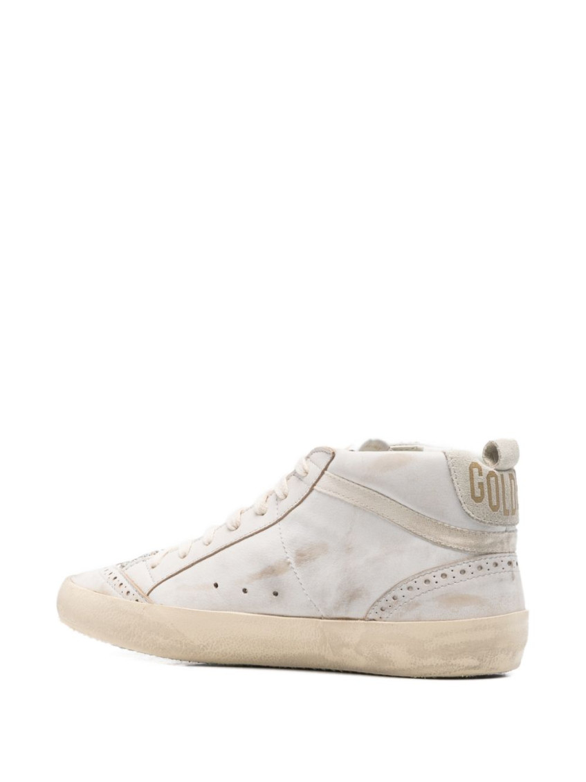 White Glitter Sneakers