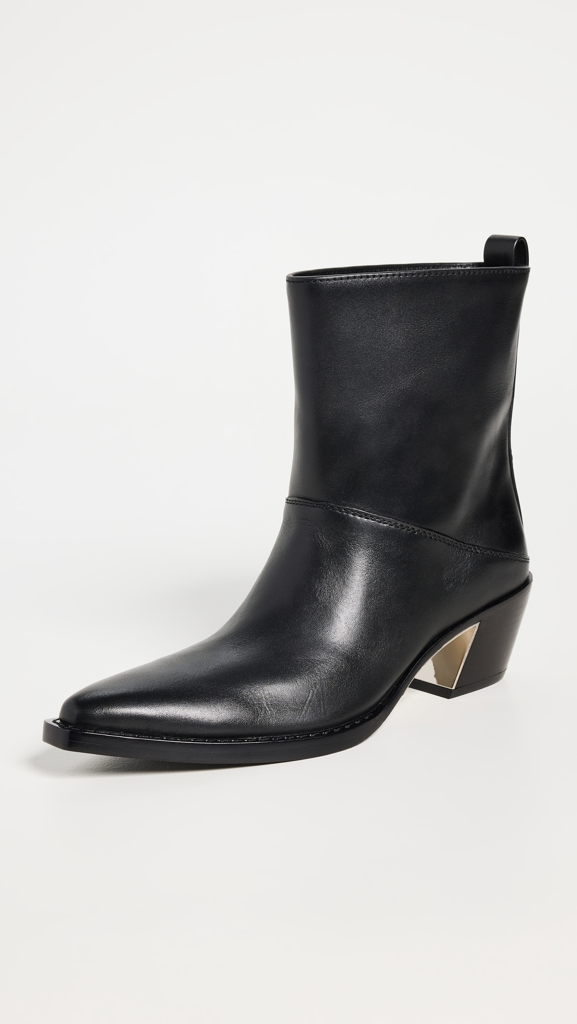 Downtown Wide Shaft Boots Black