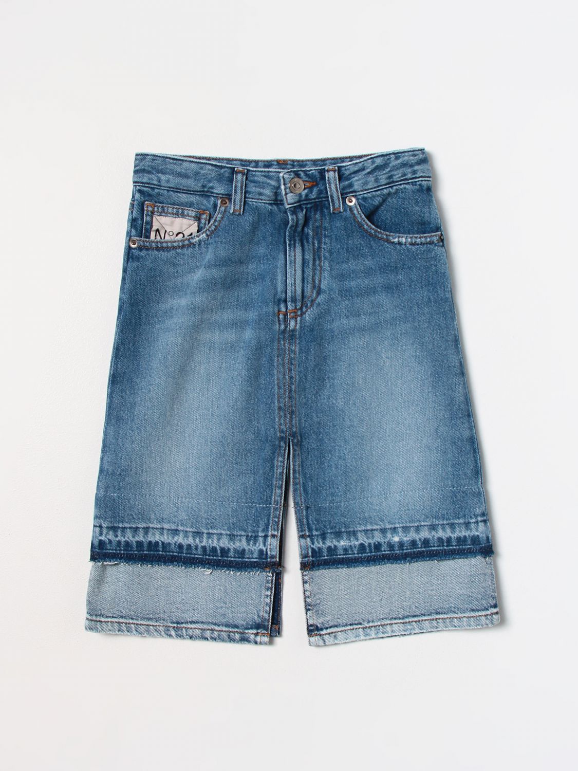 Skirt Kids color Blue