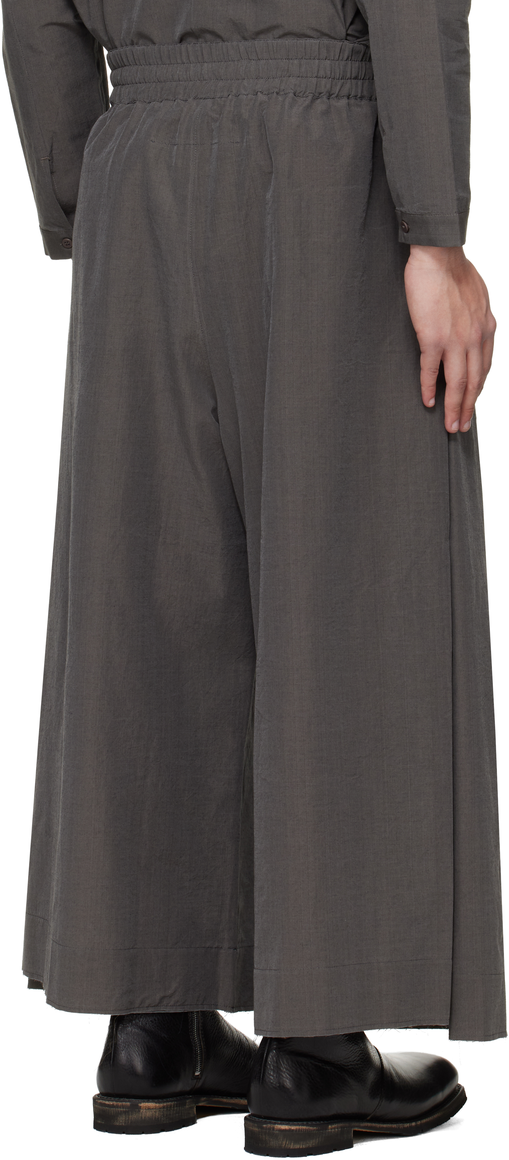 Gray 'The Boxer' Trousers