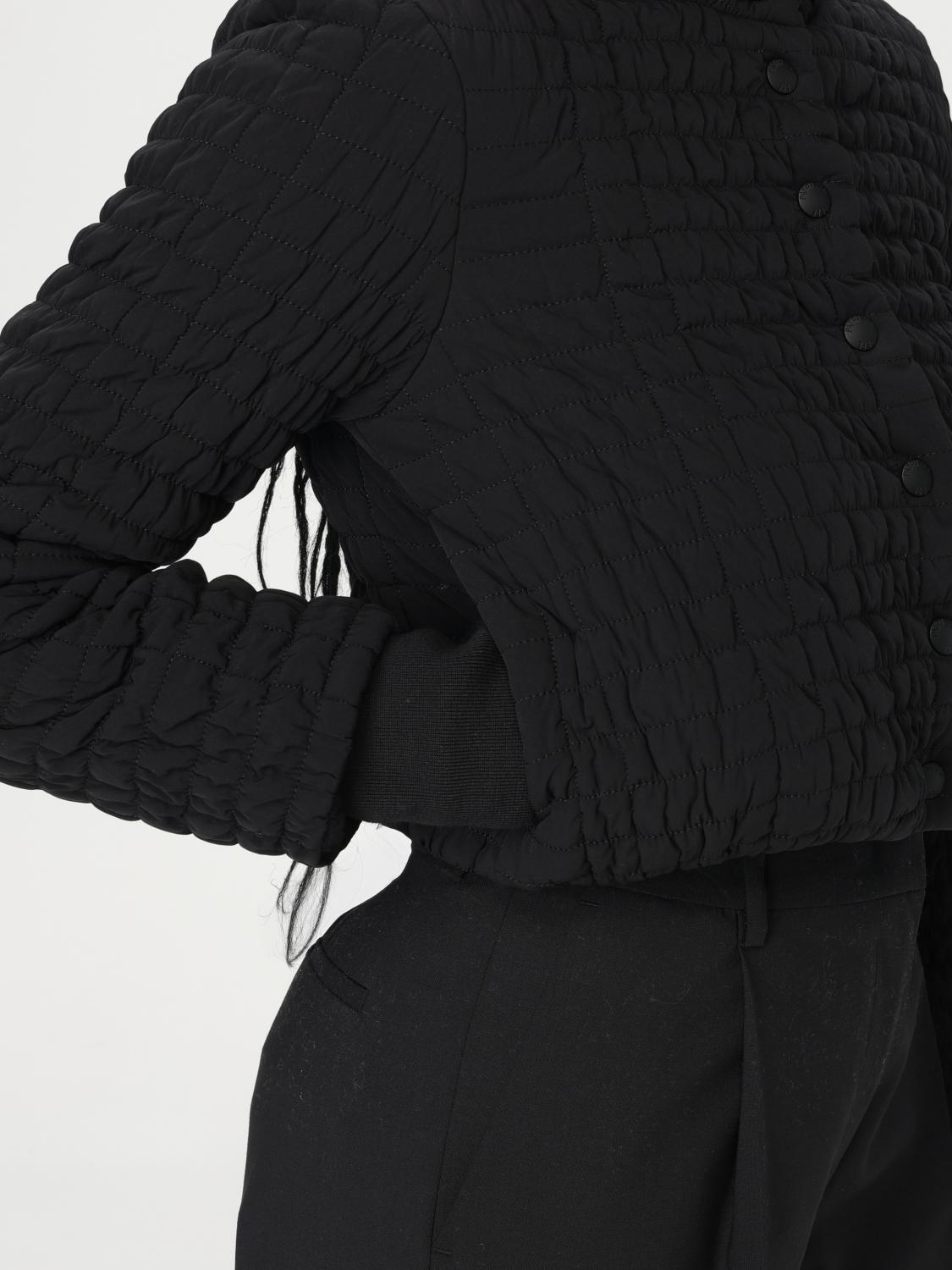 Cropped puffer jacket - Black