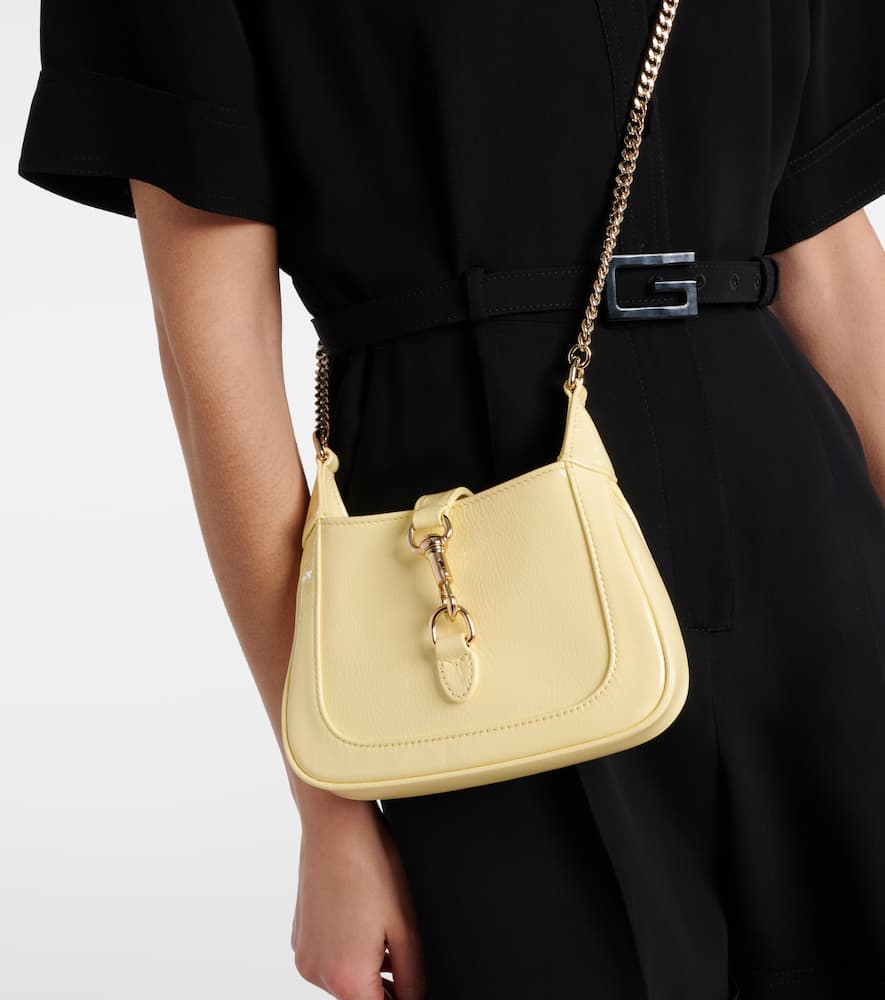 Jackie Notte Mini patent leather shoulder bag