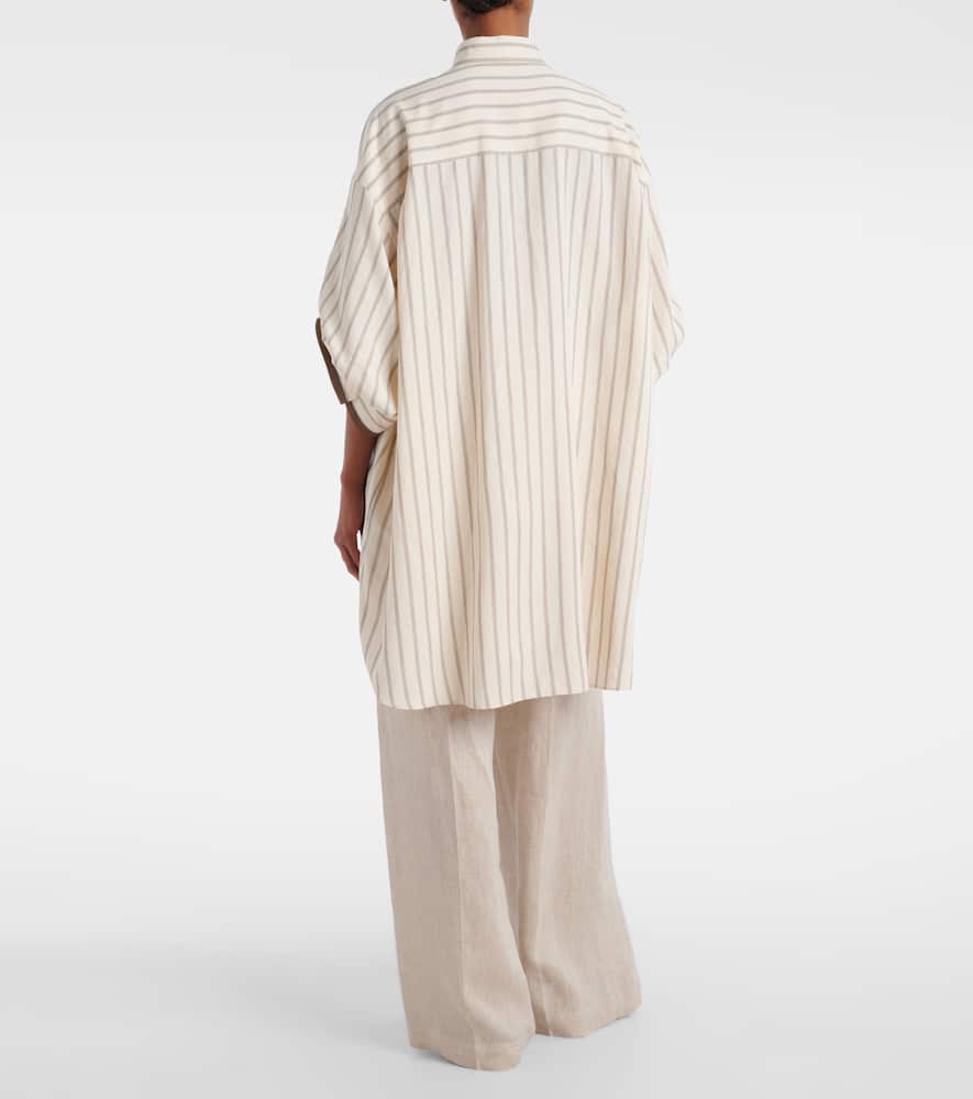 Silk-blend shirt