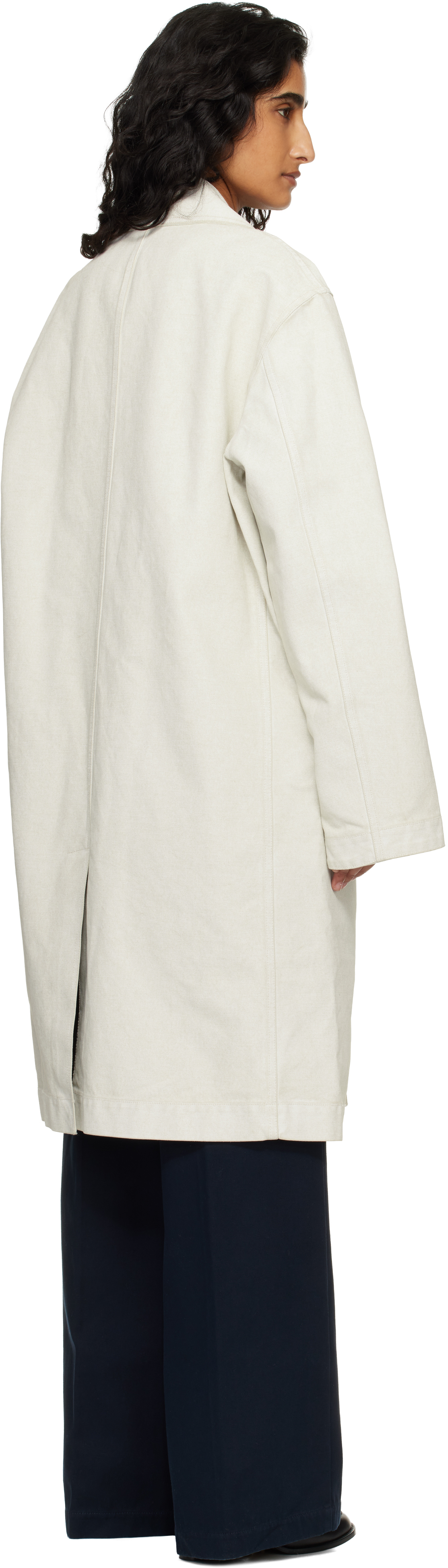 Off-White Coated Canvas Coat