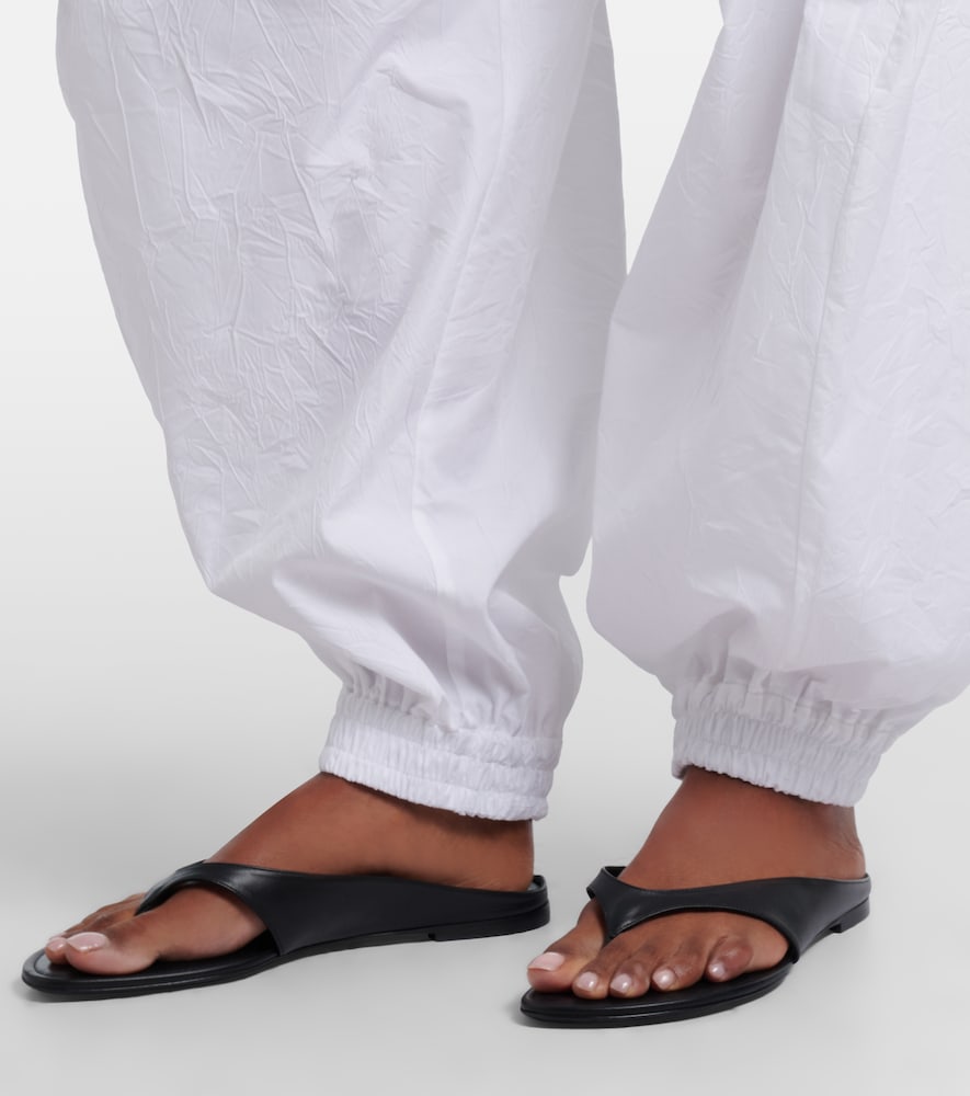 Róhe Cotton-blend wide-leg pants