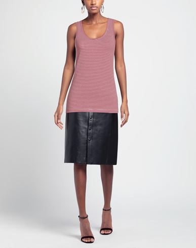 Woman Tank top Red Size XL Cotton, Elastane