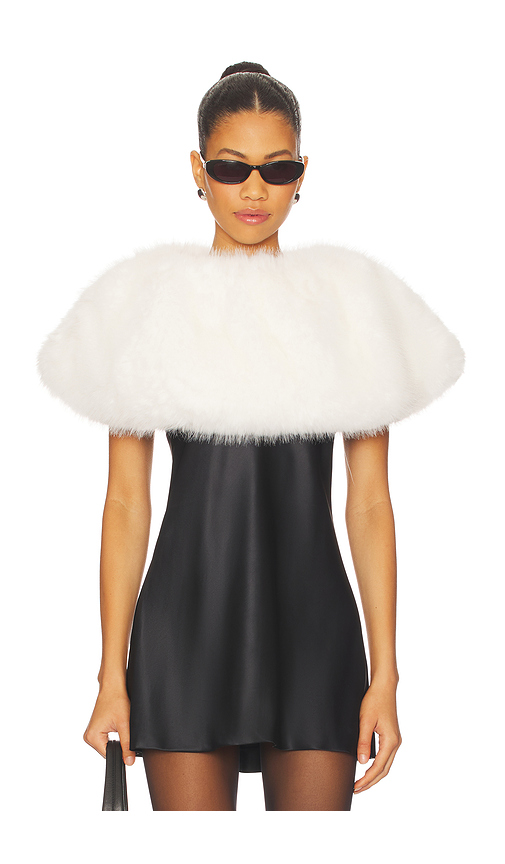 Adrienne Landau Luna Shawl in White. - XS/S also in