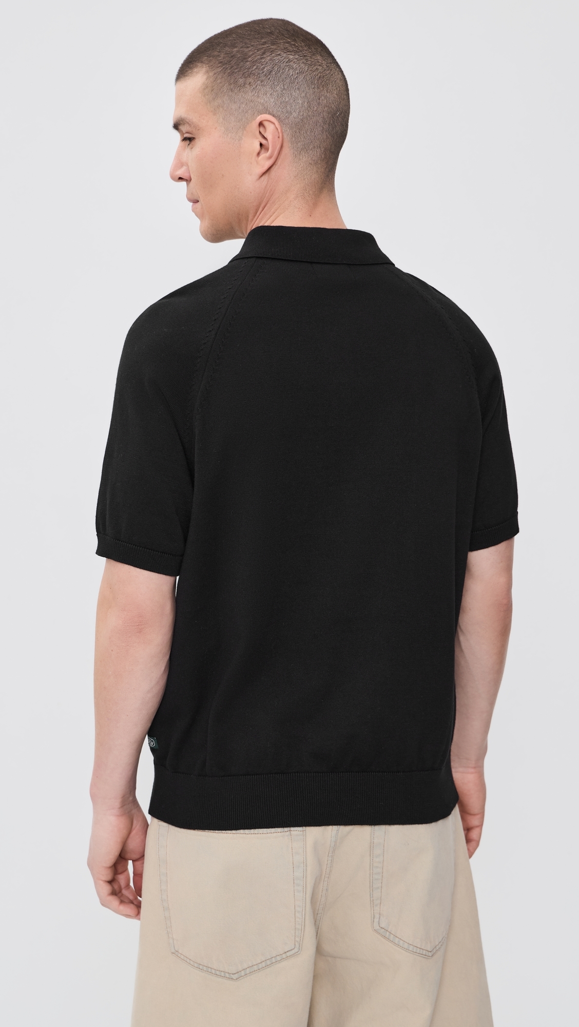 Madison Cotton Polo Black