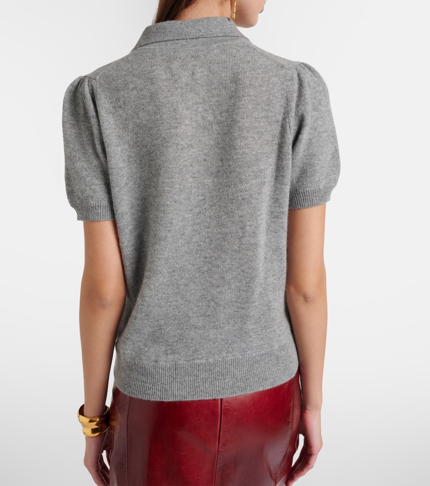 Cashmere polo sweater