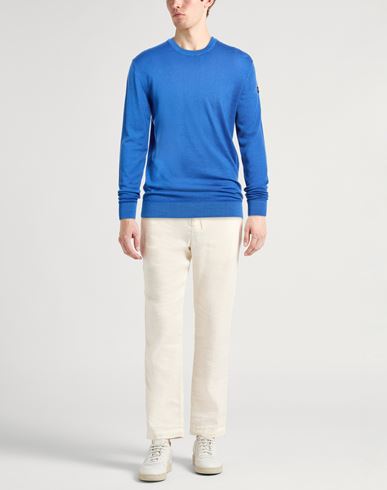 Man Sweater Azure Size XL Virgin Wool