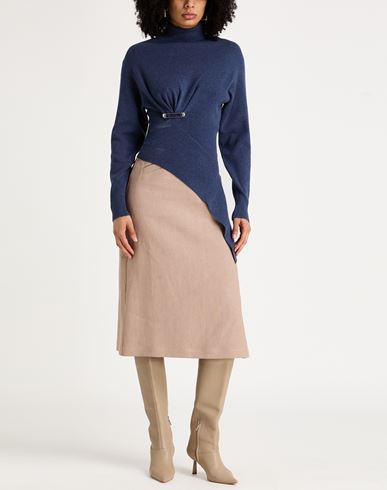 Woman Turtleneck Blue Size S Wool, Cashmere, Elastane, Polyamide