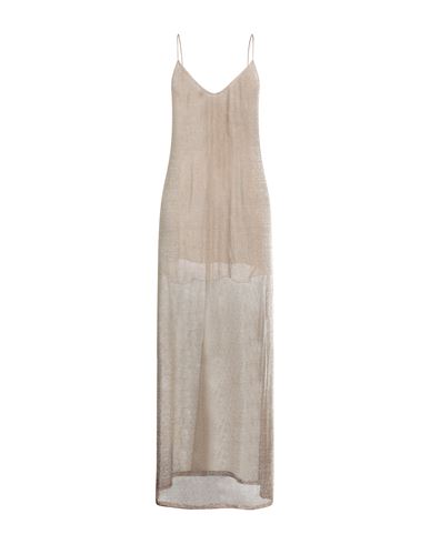 The Nina Studio Woman Midi dress Gold Size L Polyester