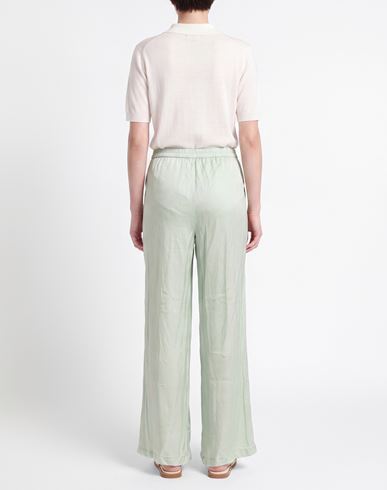 Woman Pants Light green Size 6 Viscose