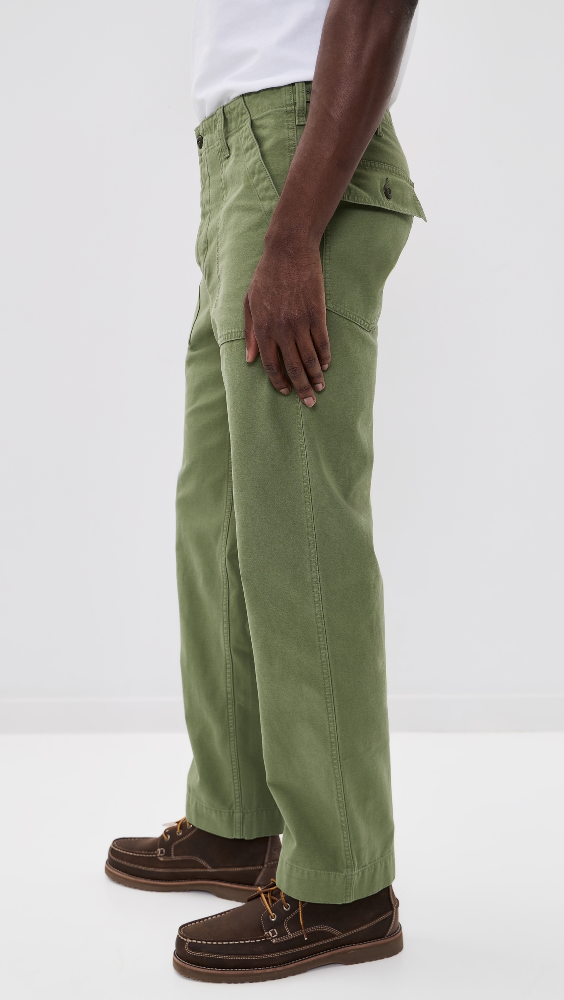 Field Supply Pants Washed Fatigue Green