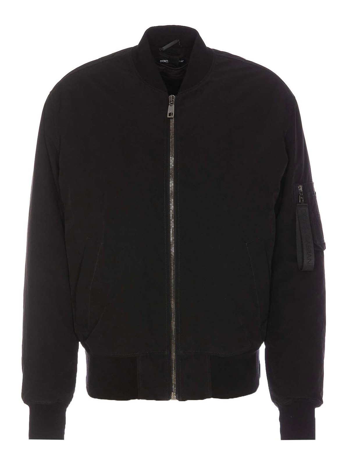 Bomber Jacket In Technical Fabric
