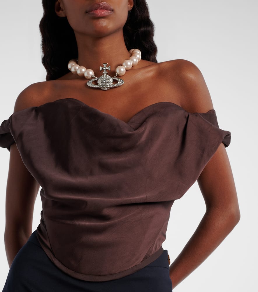 Sunday draped corset