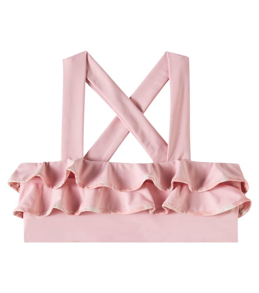Aman ruffled bikini top