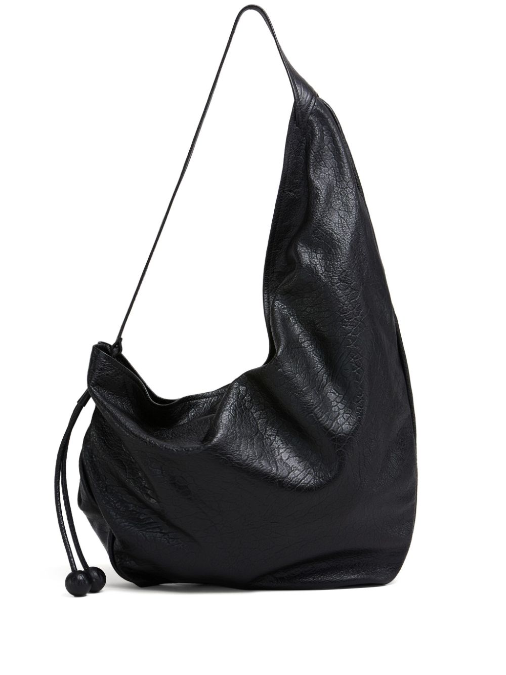 Leather shoulder bag - Black
