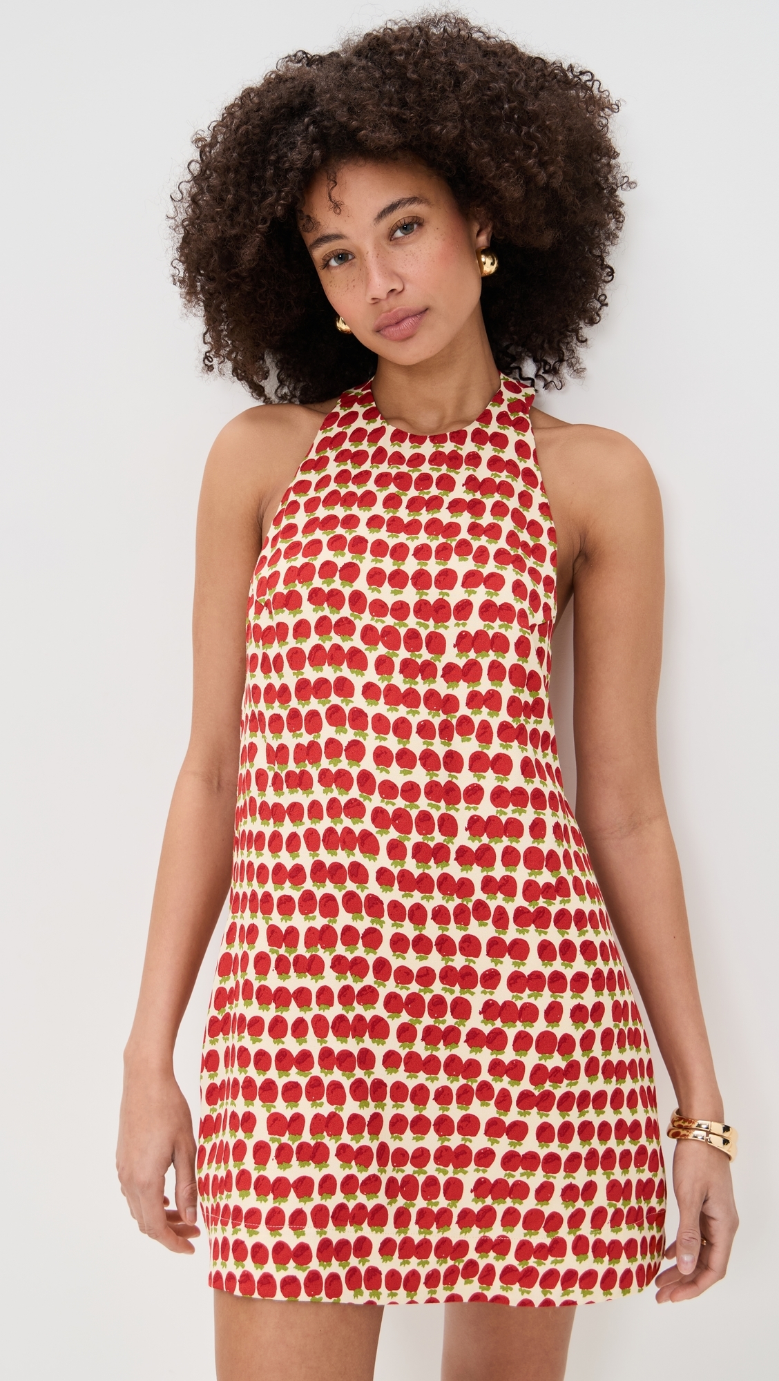 Reformation Avielle Dress Fresh Tomato