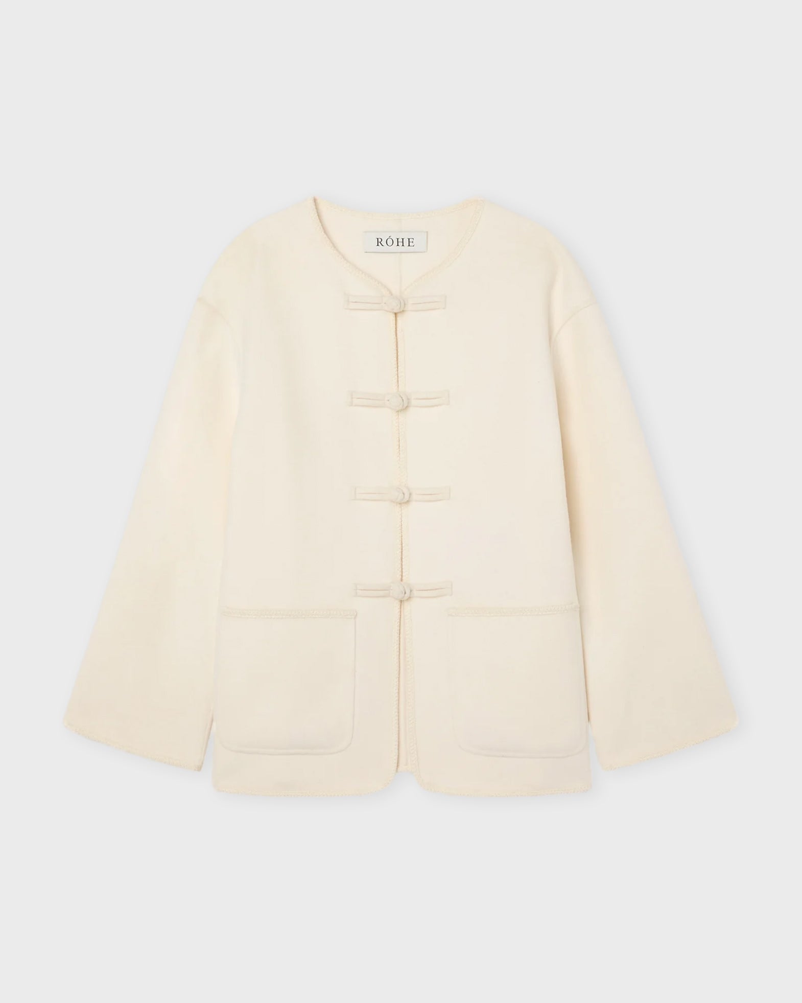 Róhe Jacket Traditional double-faced Offwhite