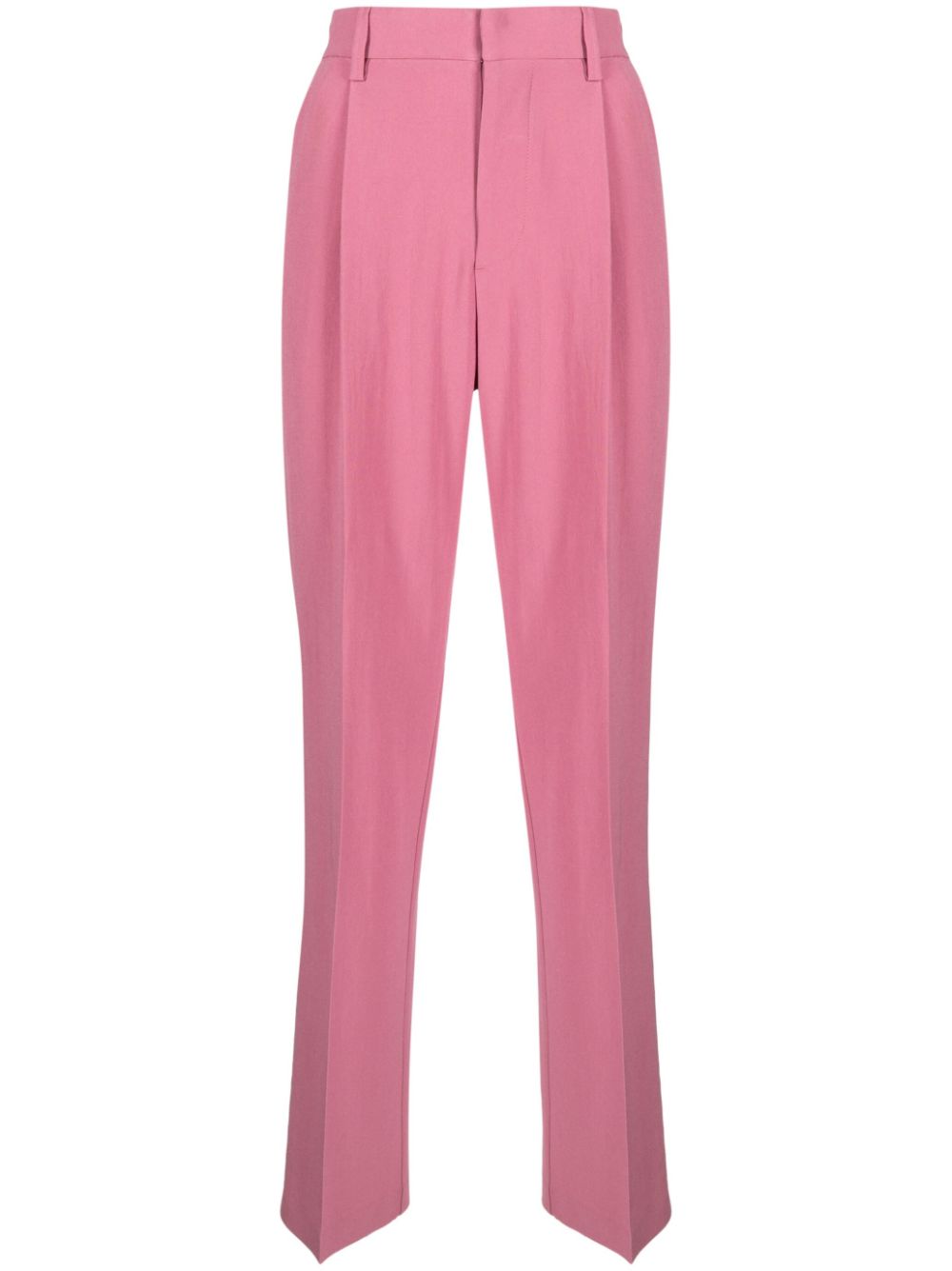 Tailored straight-leg trousers - Pink