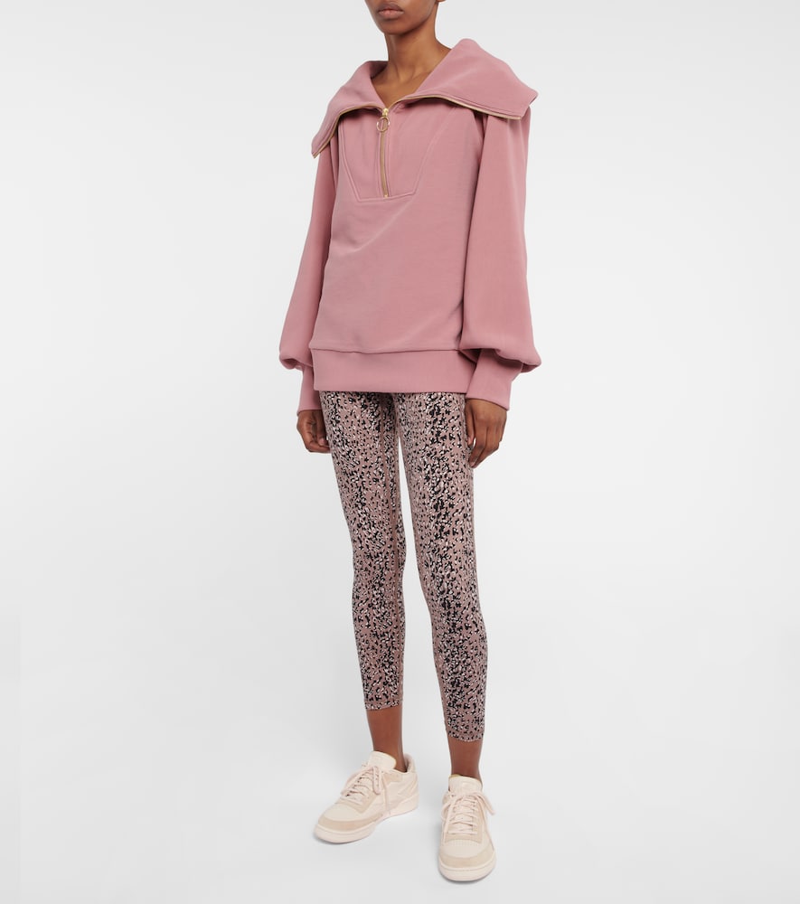 Vine ribbed-knit sweater