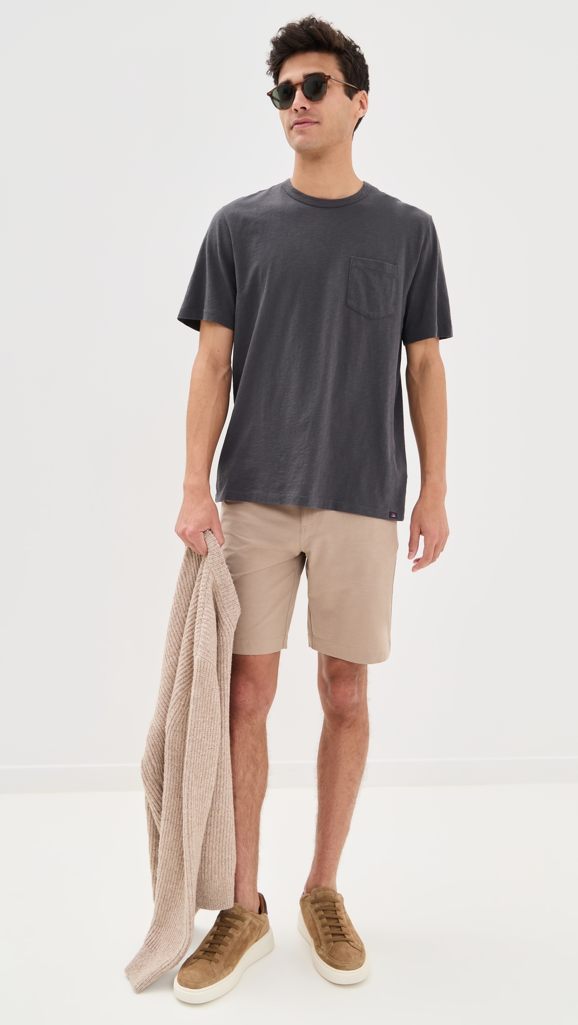 Sunwashed Pocket Tee Graphite