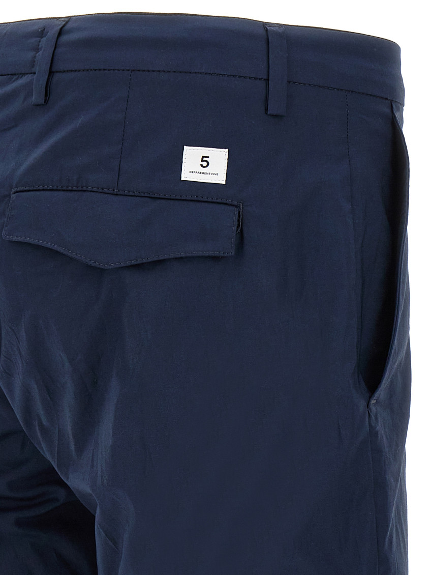 Mid-rise slim-fit trousers