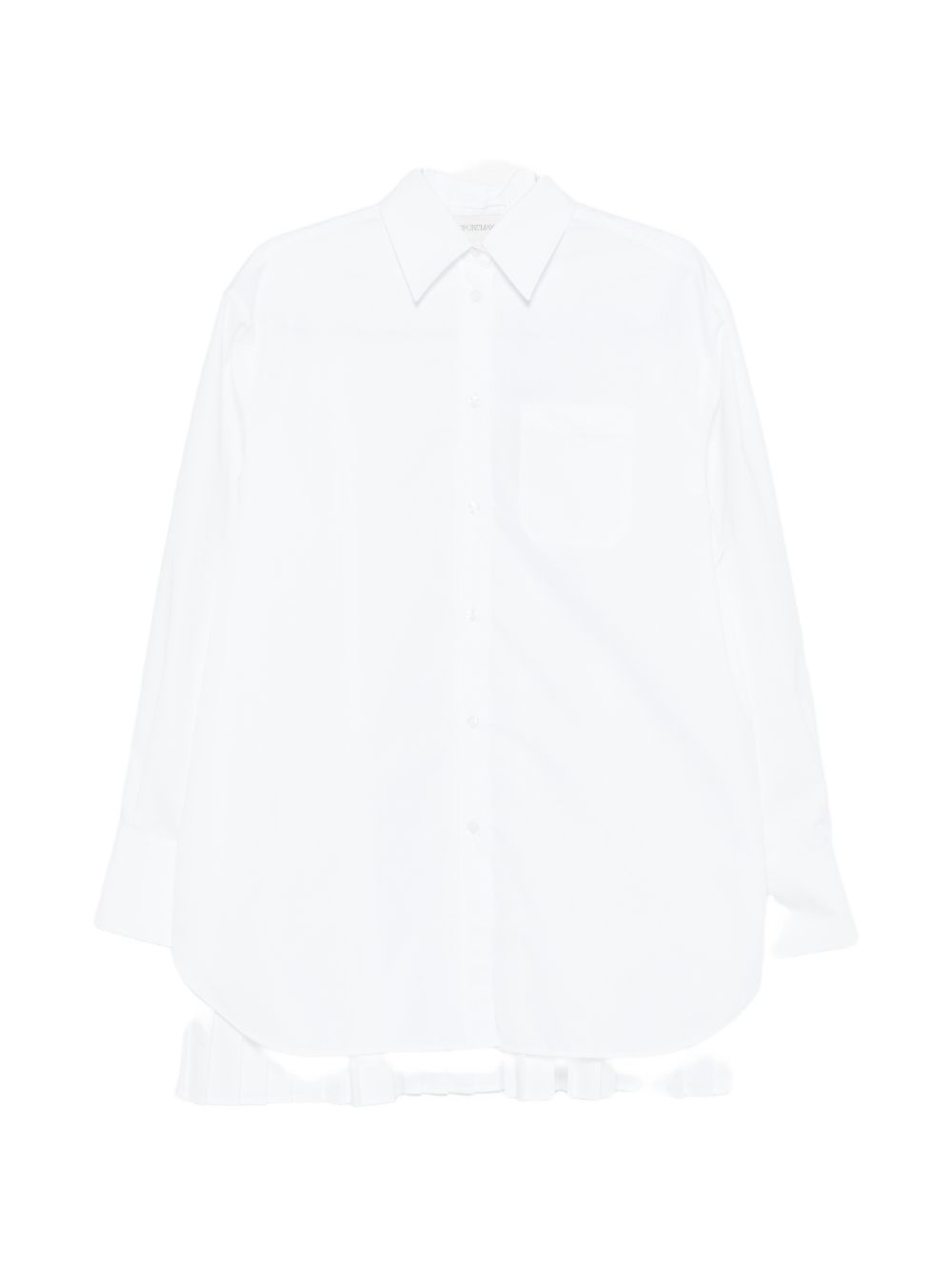 Cotton blend shirt