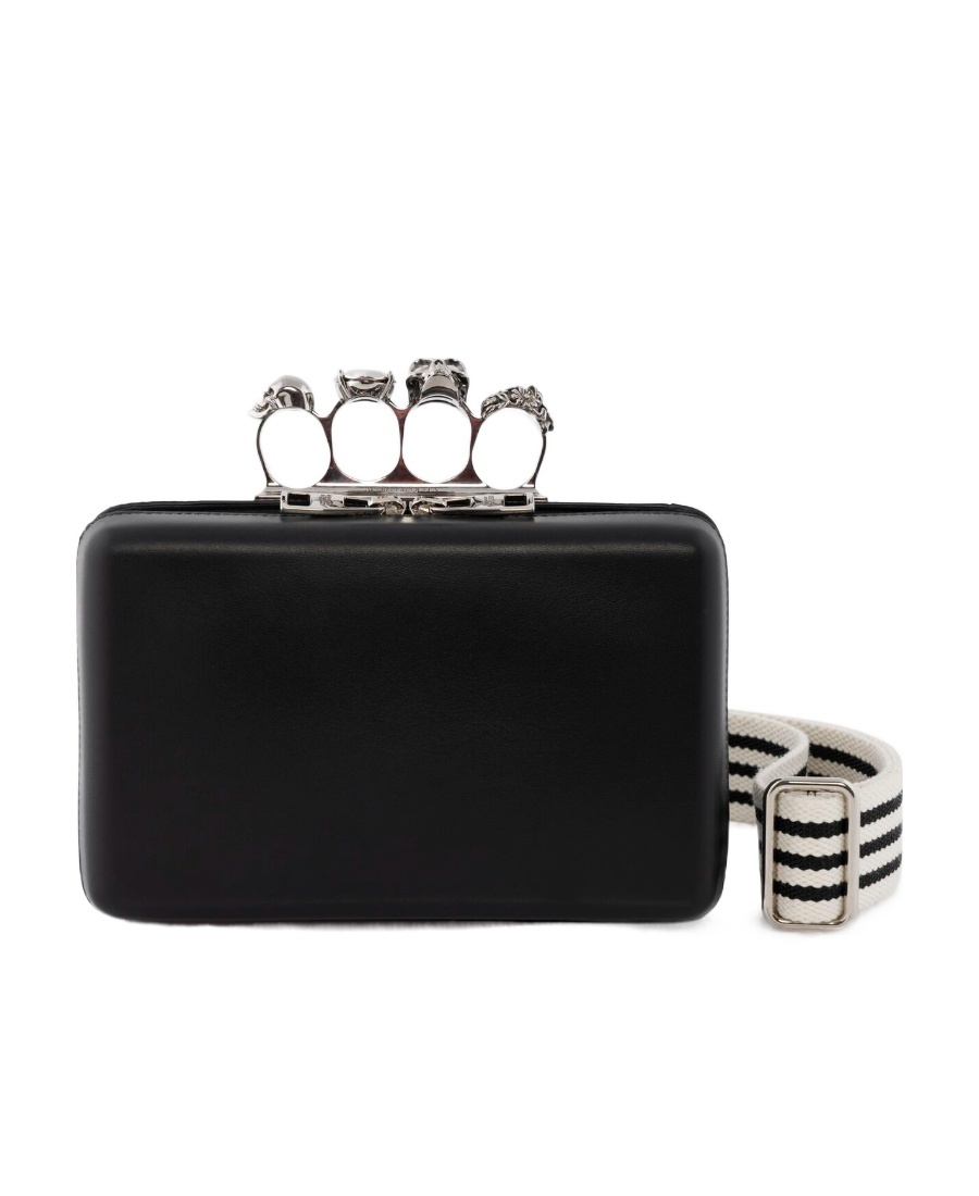 Twisted clutch bag