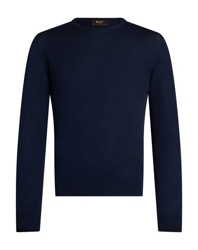 Man Sweater Midnight blue Size 38 Cotton