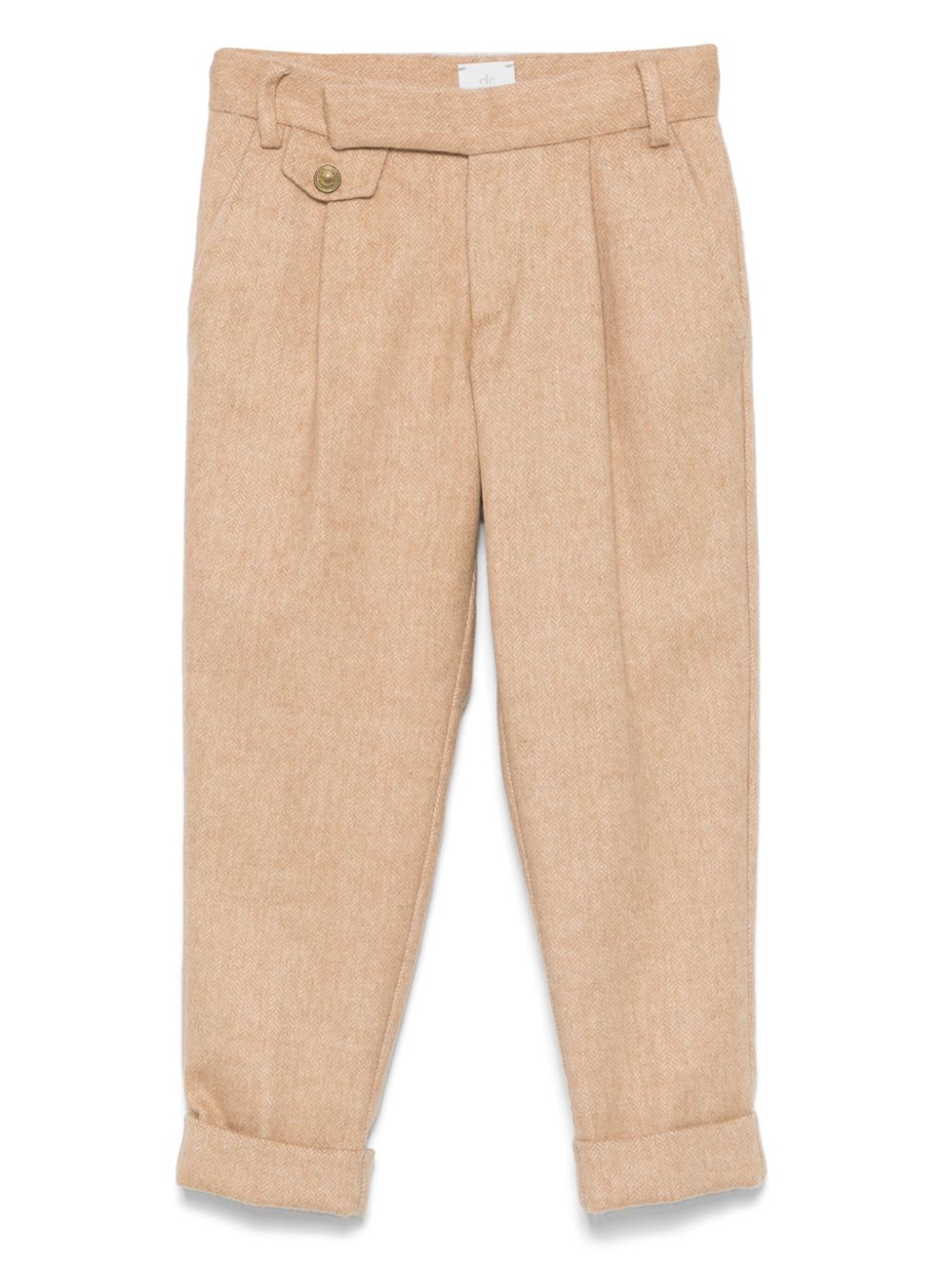 Herringbone trousers - Neutrals