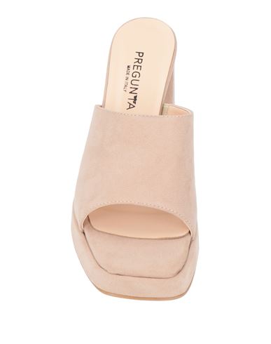 Woman Sandals Blush Size 6 Textile fibers