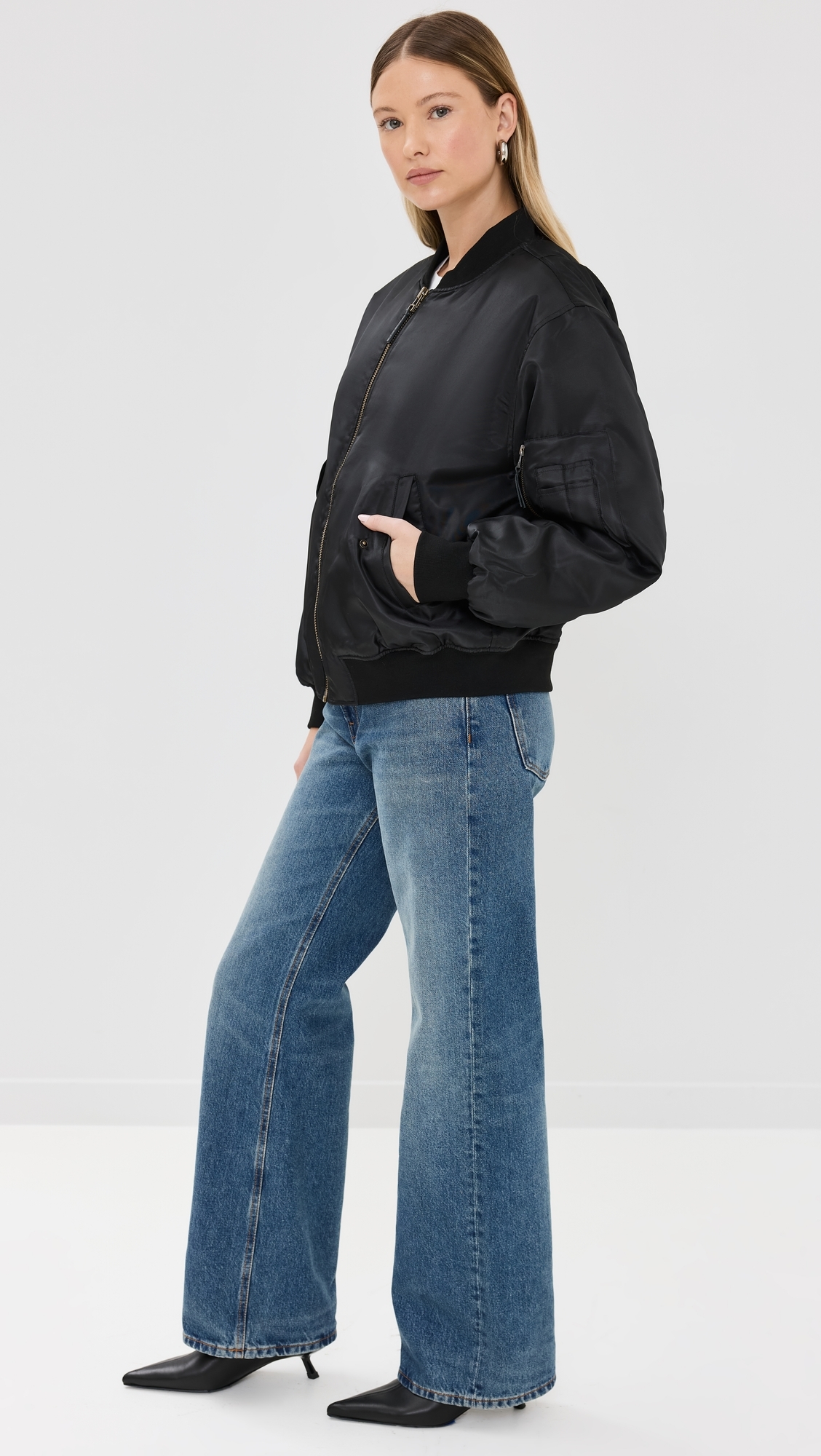 Leon Bomber Jacket Black