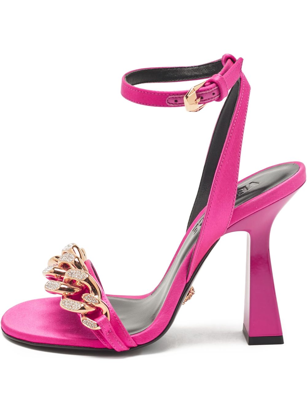 100mm chain-detailed sandals - Pink