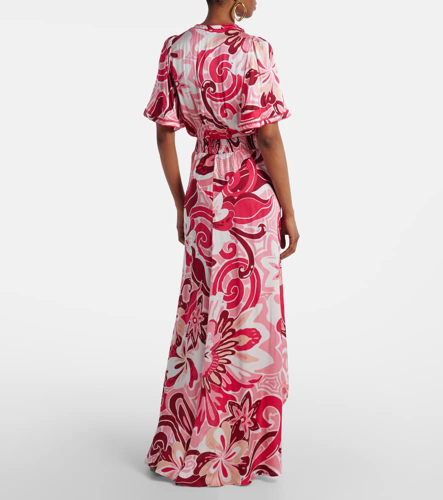 Mabelle satin maxi dress