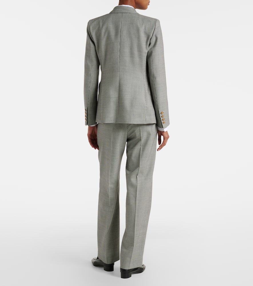 Blazé Milano Fox houndstooth straight pants