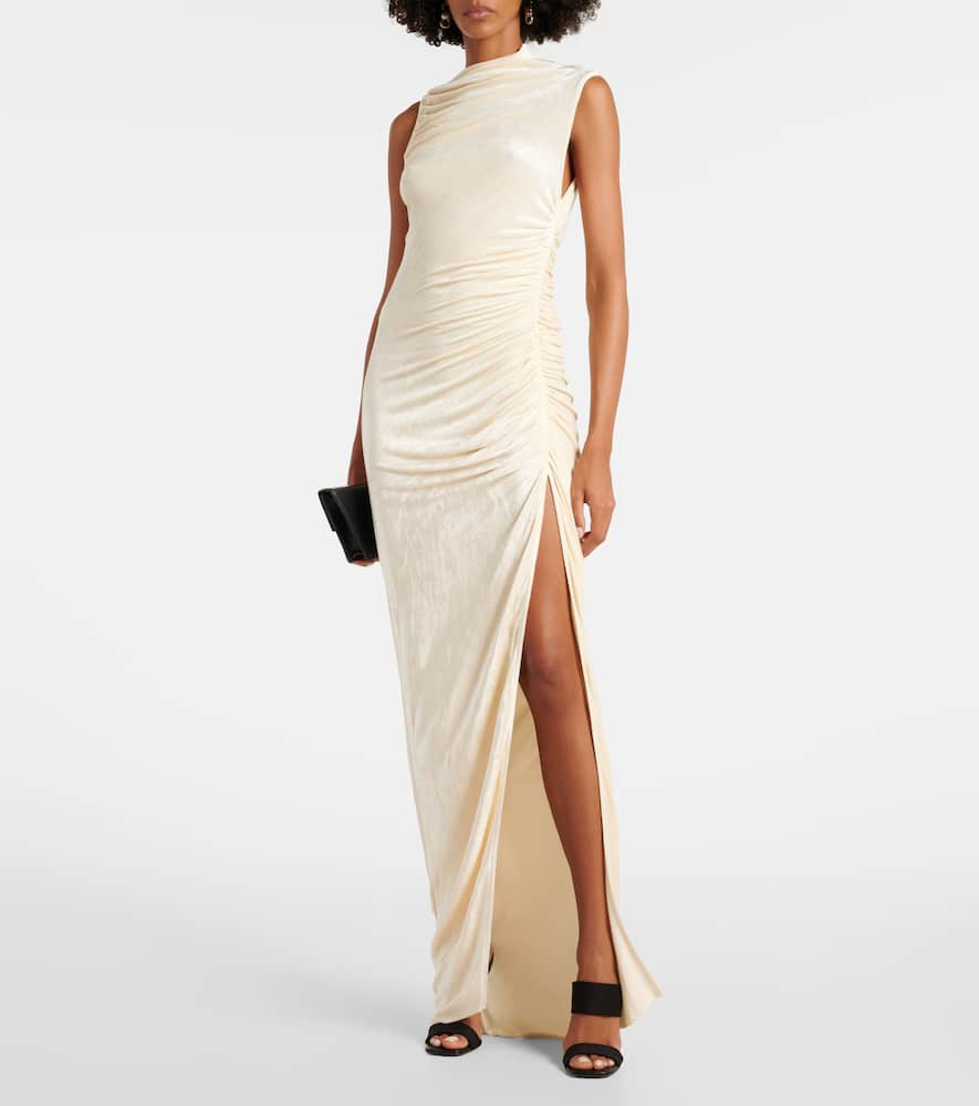 Svita draped gown