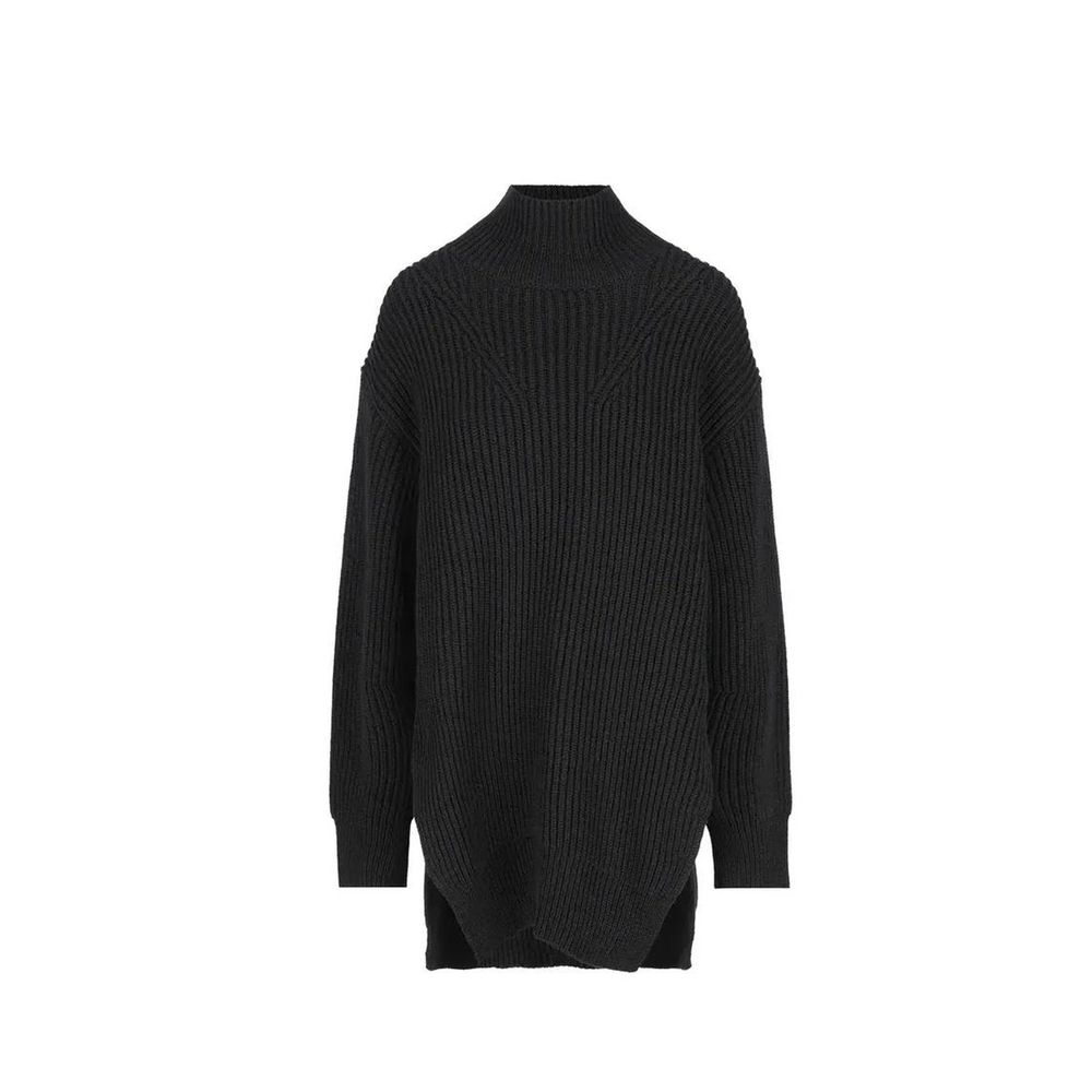 Wool Turtleneck Sweater — Black