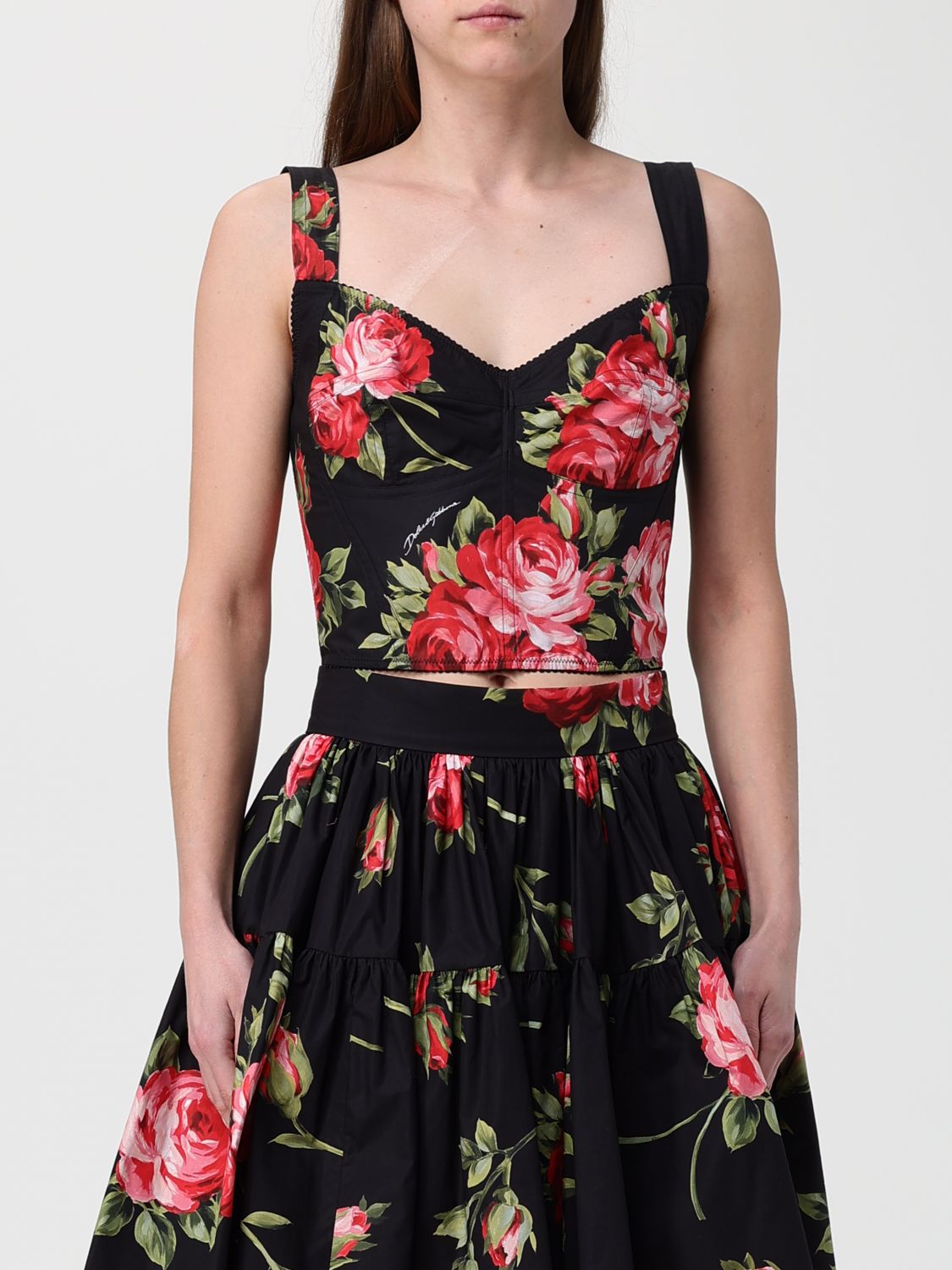 Top Woman color Black